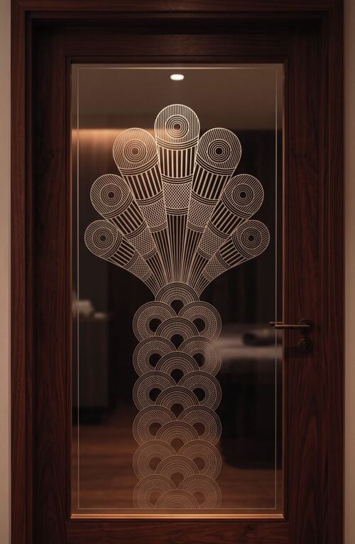 Visualization of Matsya, Radiating Crest Totem: executive hospitality suites, VIP dining and feature doors.