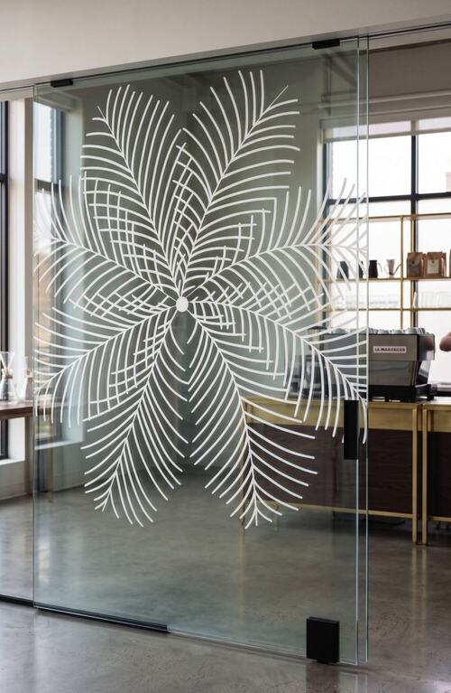 Visualization of Rekhā, Monumental Radial Accent: feature portals and cafe entrance lites.